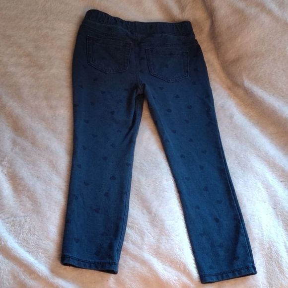 Jumping Beans - Toddler Size 5T - Blue Hearts - Jeggings - Picture 4 of 4
